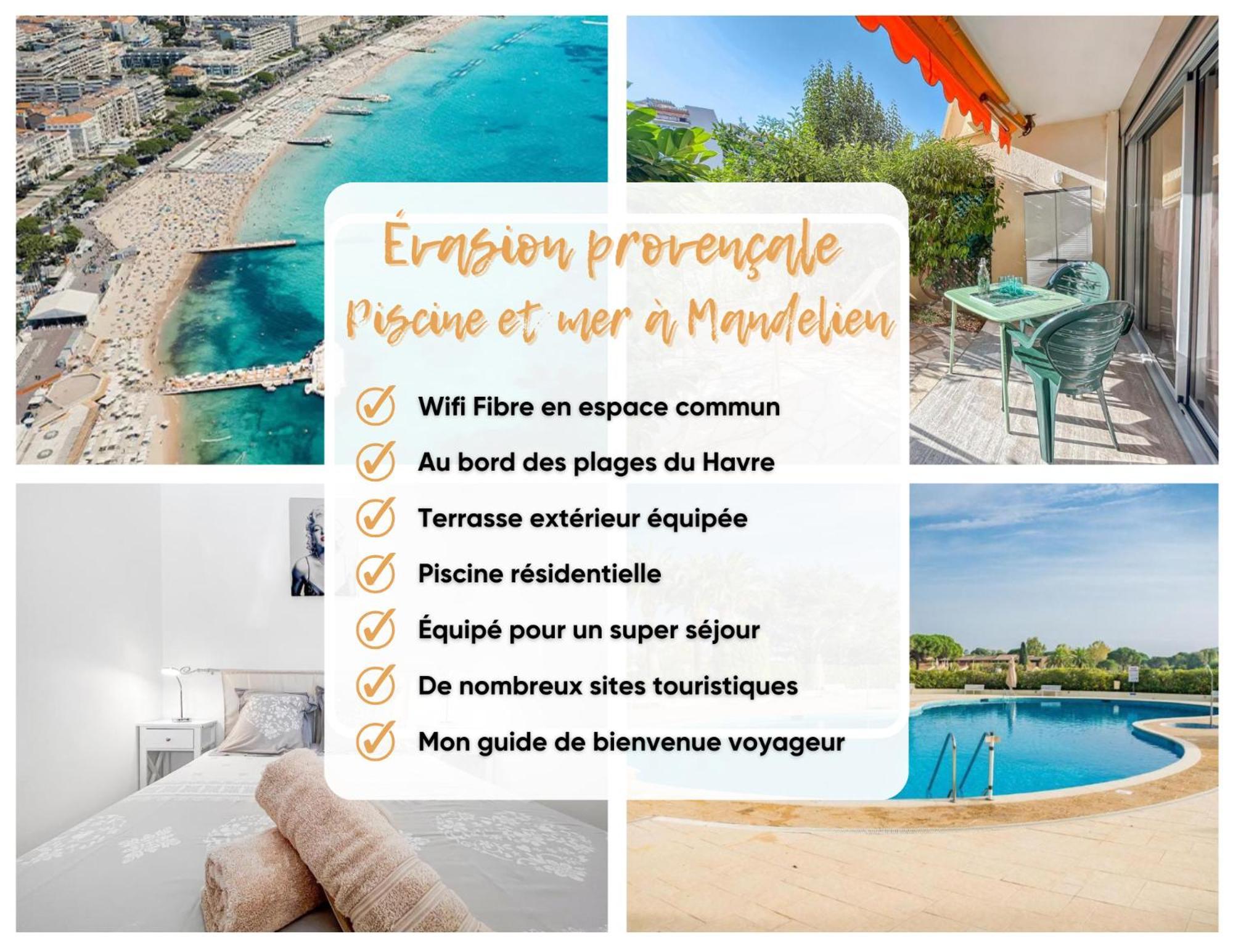 Evasion Provencale - Piscine Et Mer A Mandelieu Екстер'єр фото